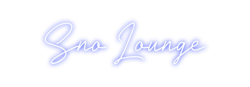 Custom Neon: Sno Lounge - Custom Cool Neon™