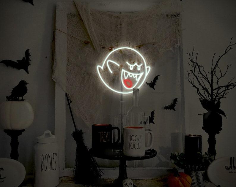 "BOO"-tiful Ghost Halloween Neon Sign - Custom Cool Neon™