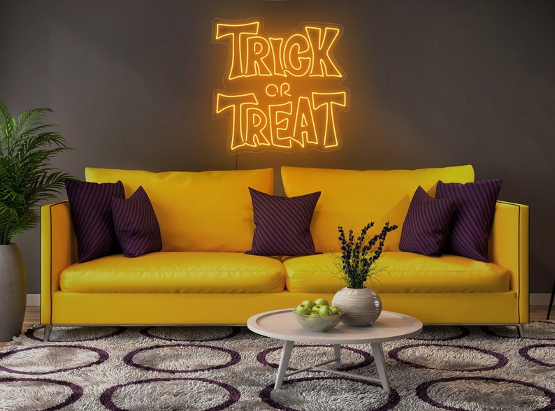 Trick or Treat Halloween Neon Sign - Custom Cool Neon™