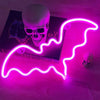 Load image into Gallery viewer, &quot;BOO&quot;-tiful Bat Halloween Neon Sign