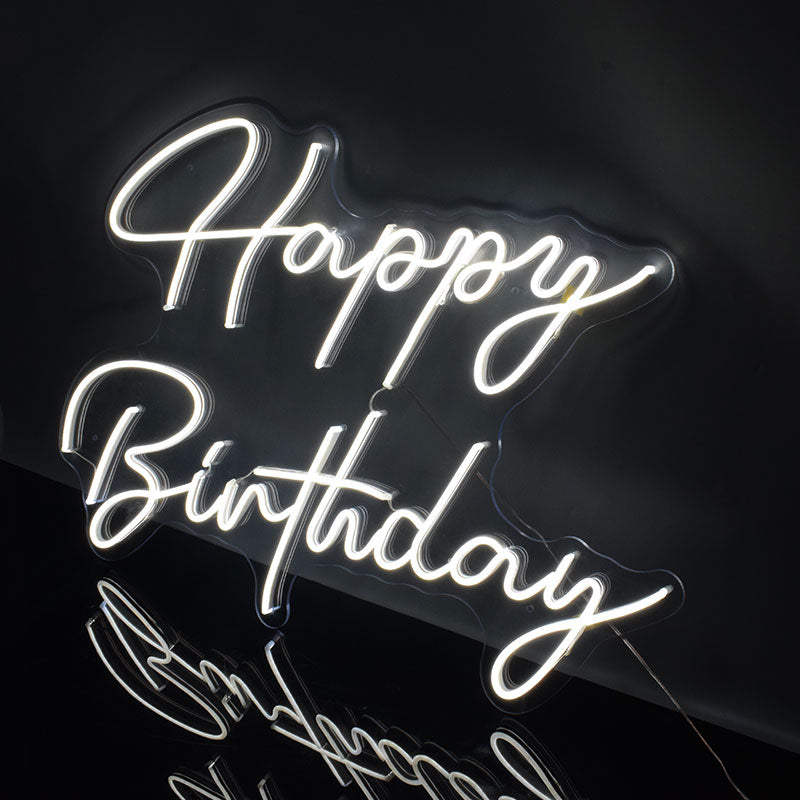 Happy Birthday Neon Sign - Custom Cool Neon™