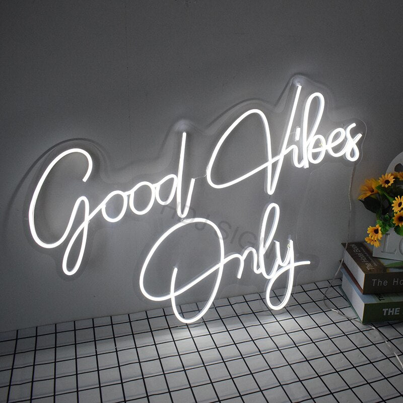 Good Vibes Only Neon Sign - Custom Cool Neon™