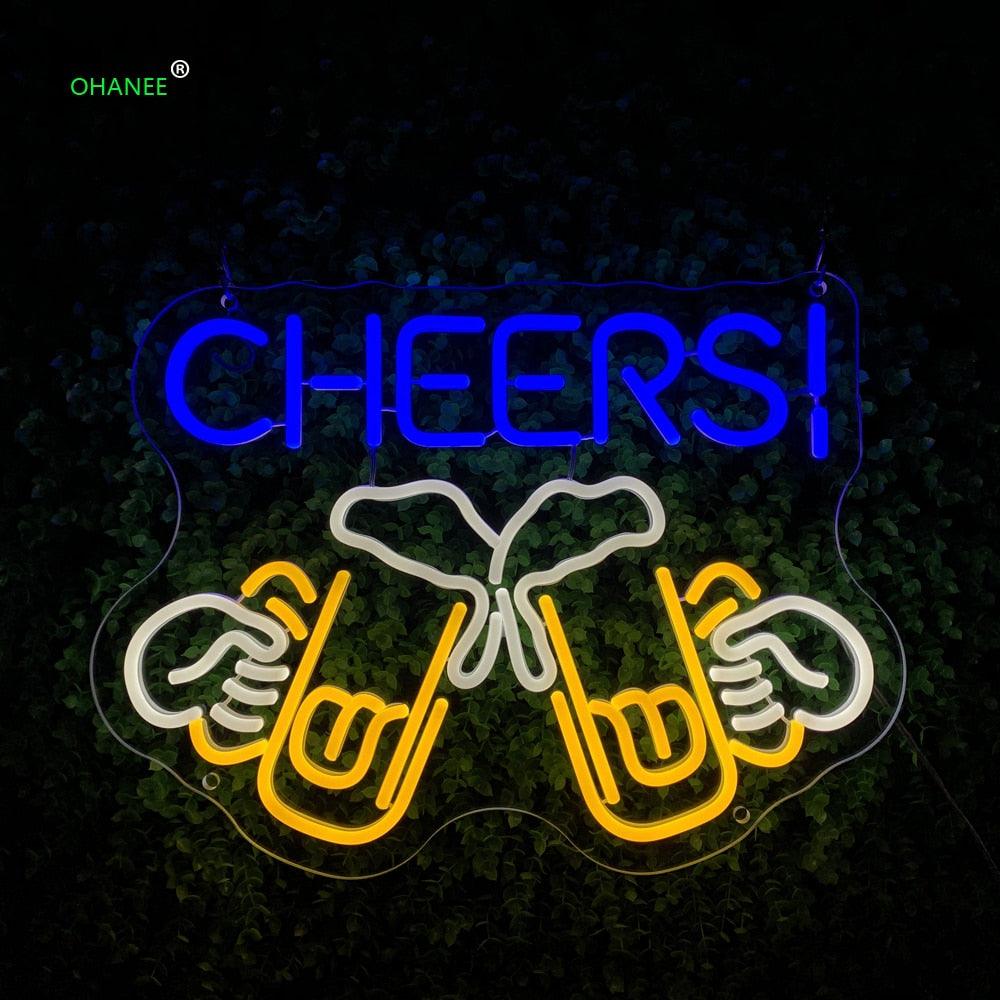 Cheers Neon Sign - Custom Cool Neon™