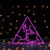 Pyramid Kiss Aesthetic Neon Sign - Custom Cool Neon™