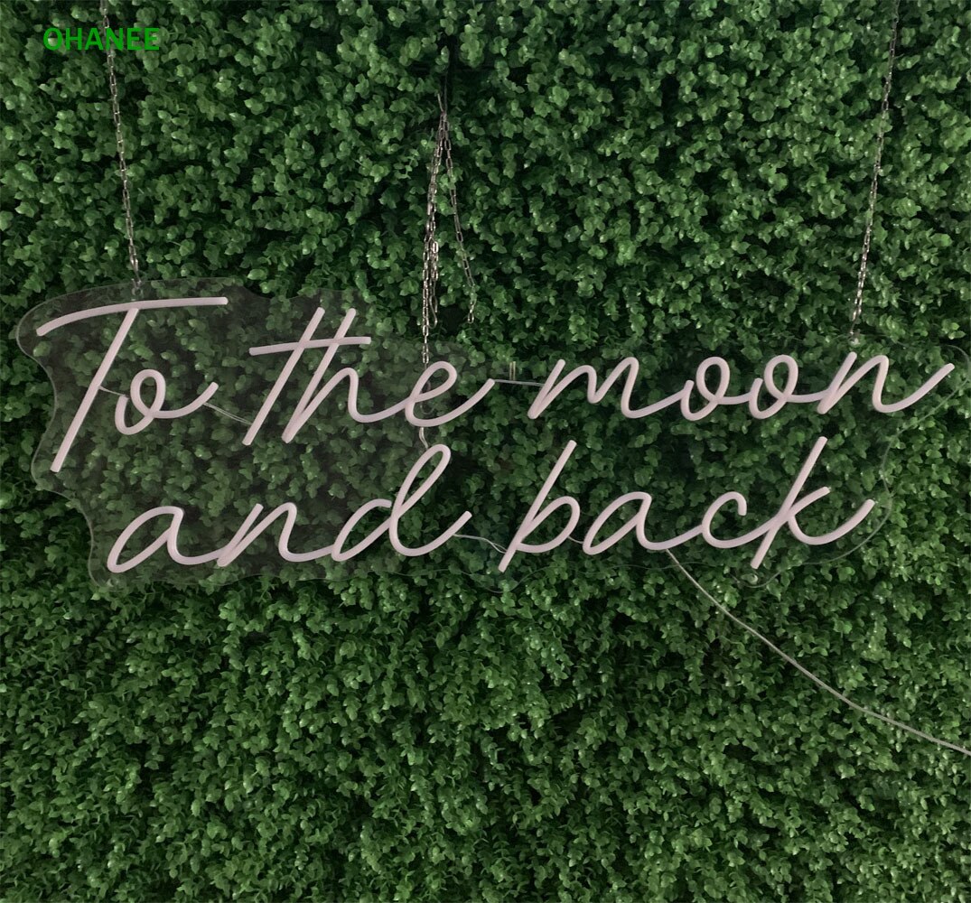 To The Moon And Back Neon Sign - Custom Cool Neon™