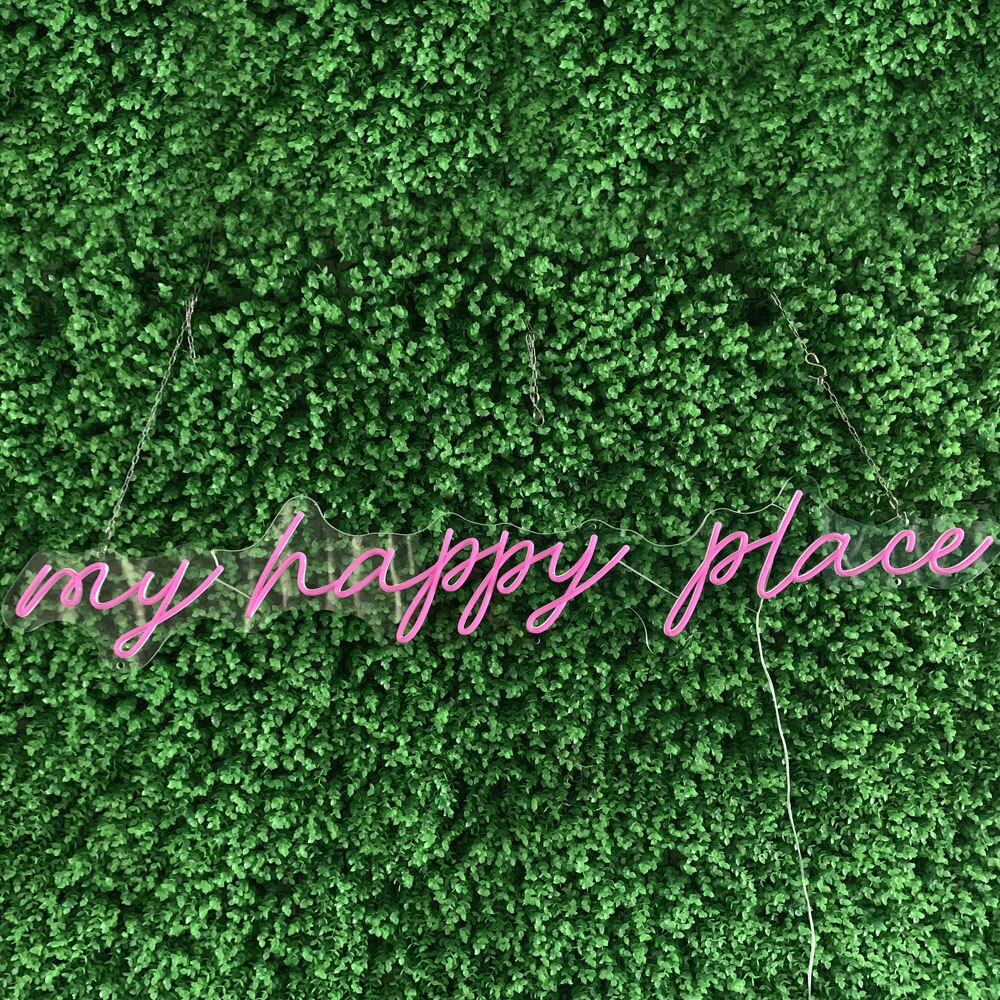 My Happy Place Neon Sign - Custom Cool Neon™