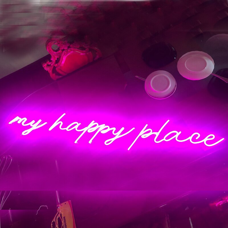 My Happy Place Neon Sign - Custom Cool Neon™
