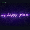 Load image into Gallery viewer, My Happy Place Neon Sign - Custom Cool Neon™