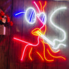 Load image into Gallery viewer, Girl Smoking Neon Sign