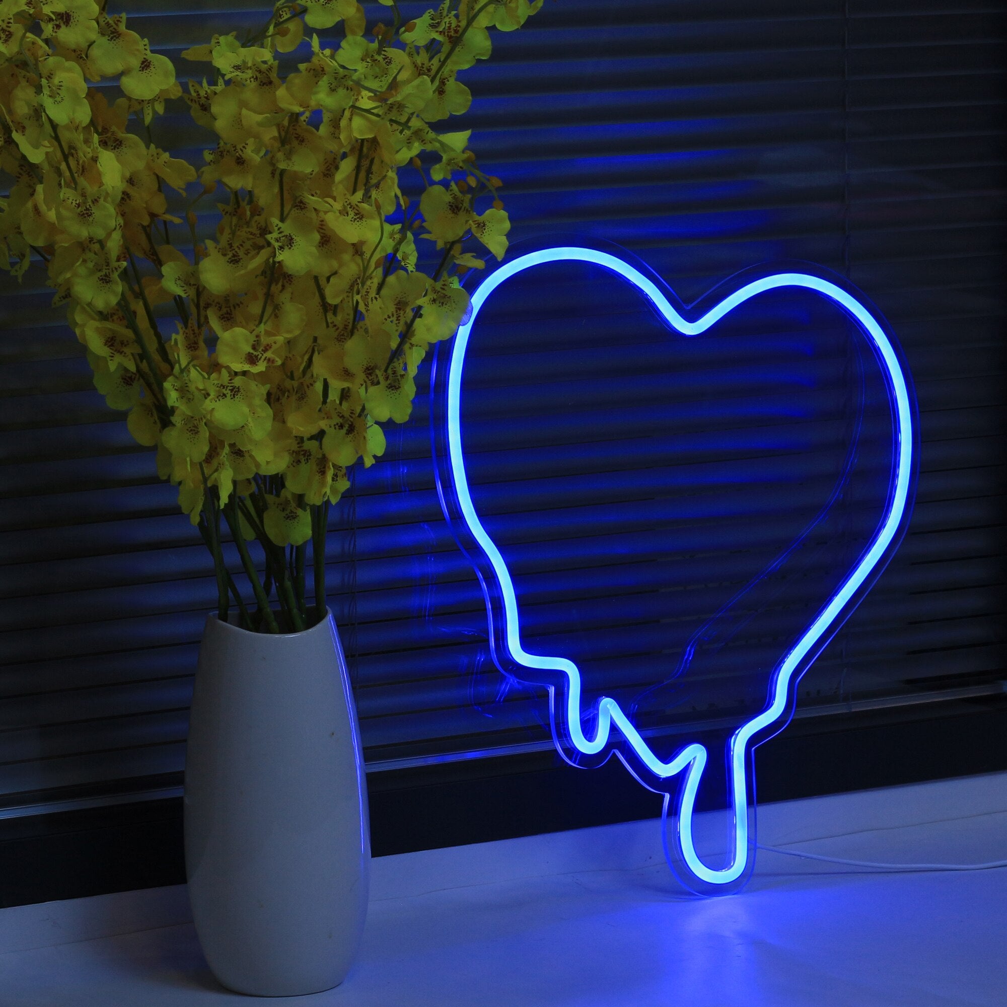 Melting Heart Neon Sign - Custom Cool Neon™
