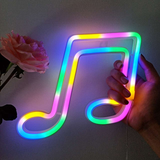 Music Note Neon Sign - Custom Cool Neon™