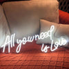 All You Need Is Love Neon Sign - Custom Cool Neon™